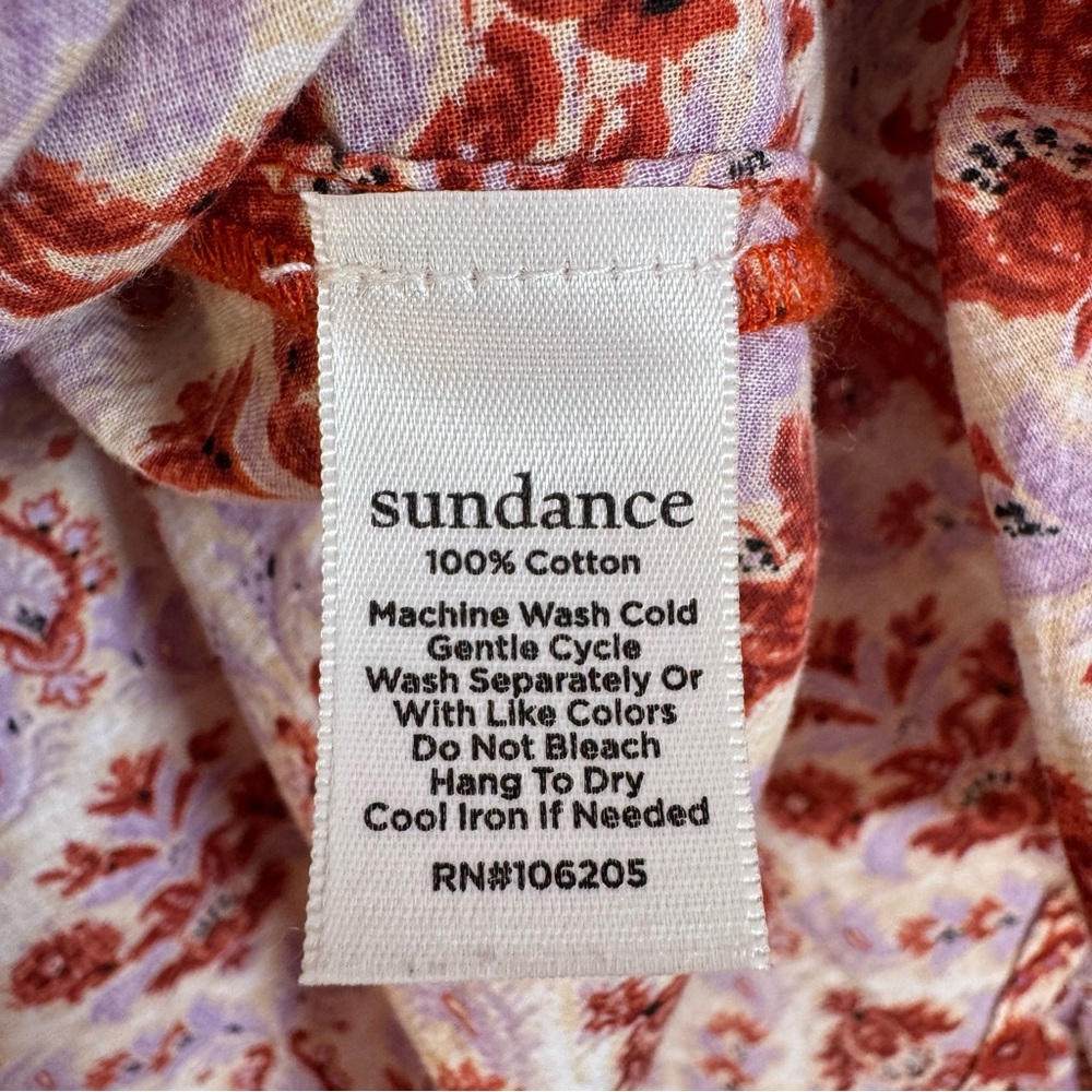 Sundance Explorer Patchwork Boho Popover Shirt - image 11